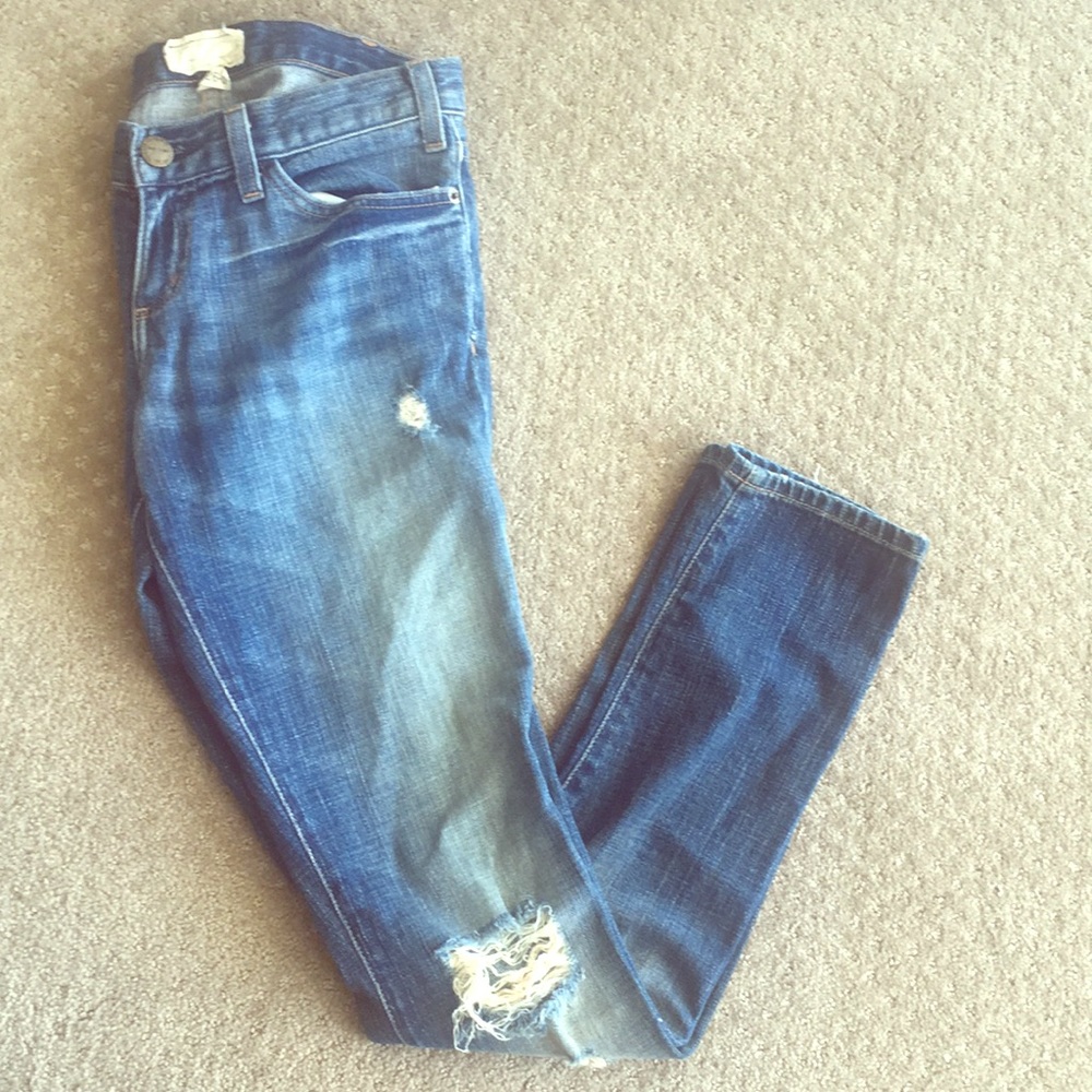 Current/Elliott Ripped Jeans